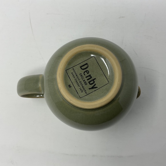 Denby Fire (retired) Stoneware Sage Gravy Boat Jug - Picture 7 of 8